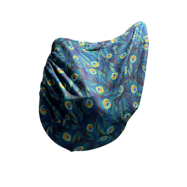 Peacock Fleece Saddle Cover