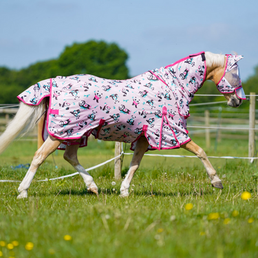 Panda Pals Fly Rug - Mesh