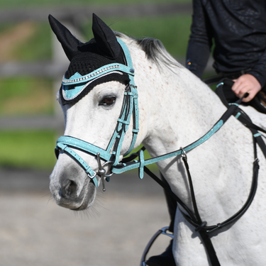 Sparkle Fly Veil Aqua